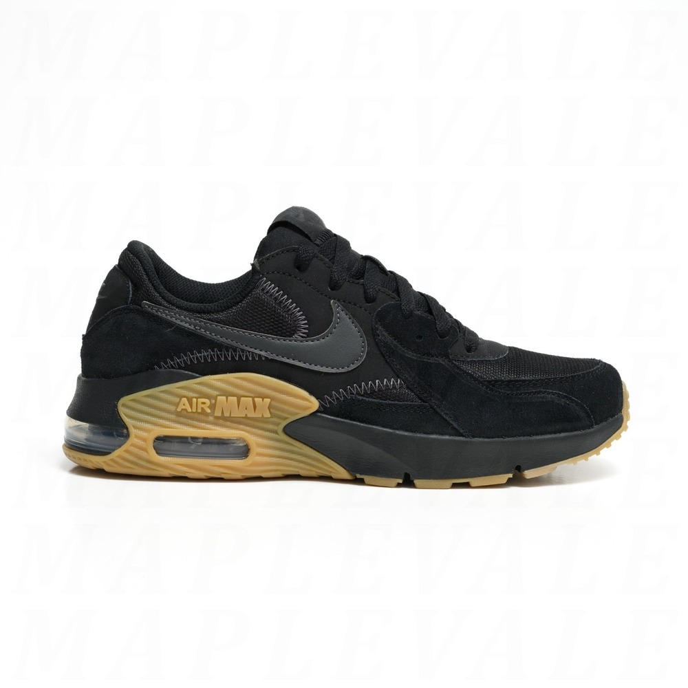 Nike Air Max Excee Shoes Men's Sz 7.5 Black Anthracite Gum Sneakers HV0928-010